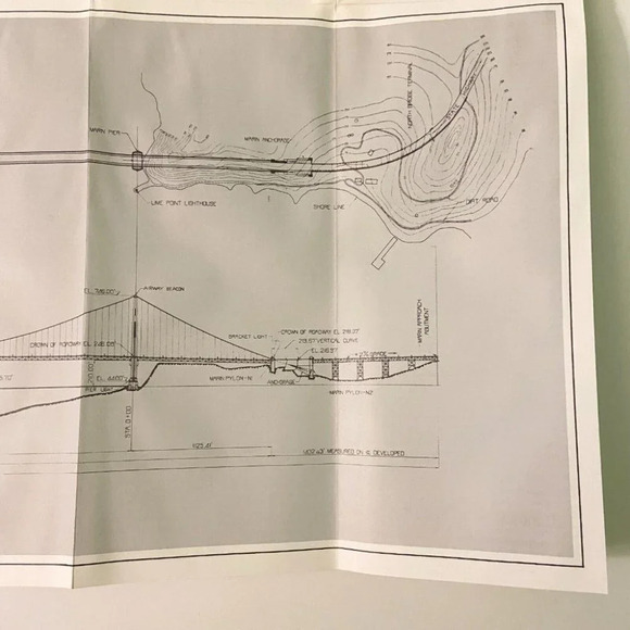 Vintage Golden Gate Bridge  Brochure and Map Collectible Travel Souvenirs - Picture 9 of 12
